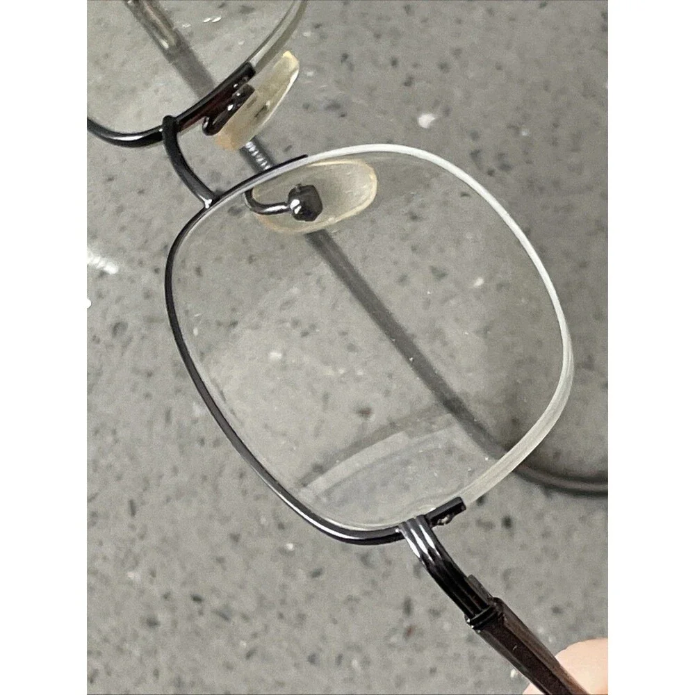 ViVA Eyeglasses Frames ONLY 211 GRY Grey 51-17-140 Half Rim